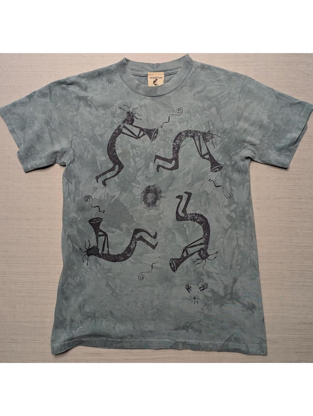 Vintage Primitives Andrea Bragg Designs Native American T-Shirt Medium